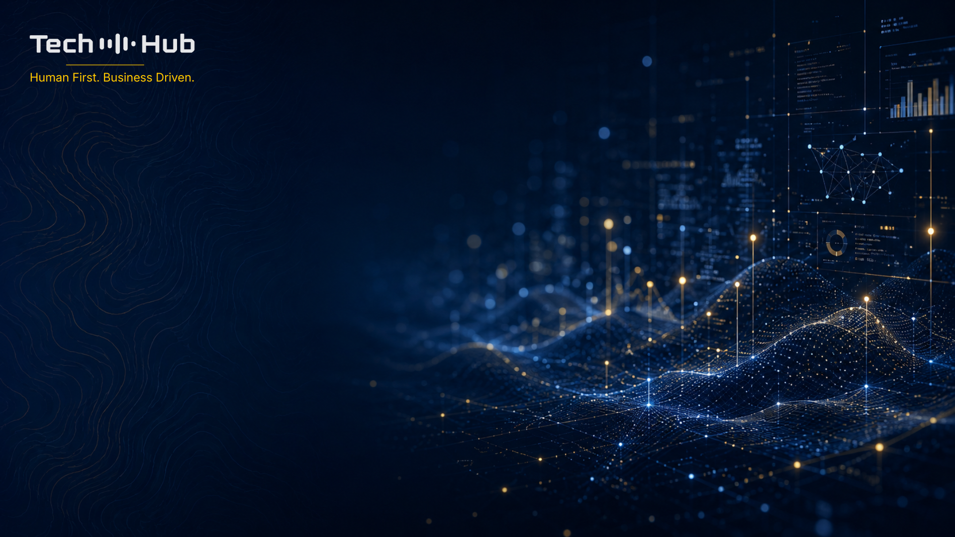 Tech Hub virtual background — Data