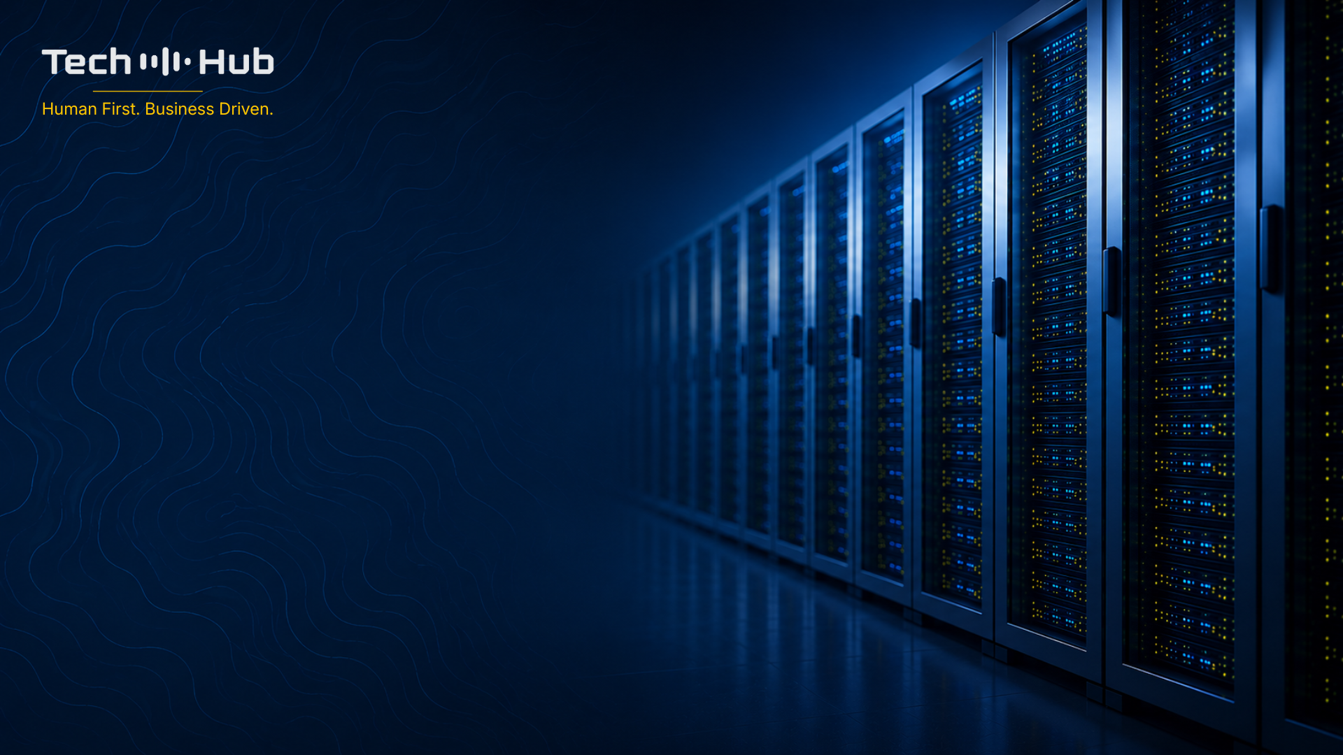 Tech Hub virtual background — Servers