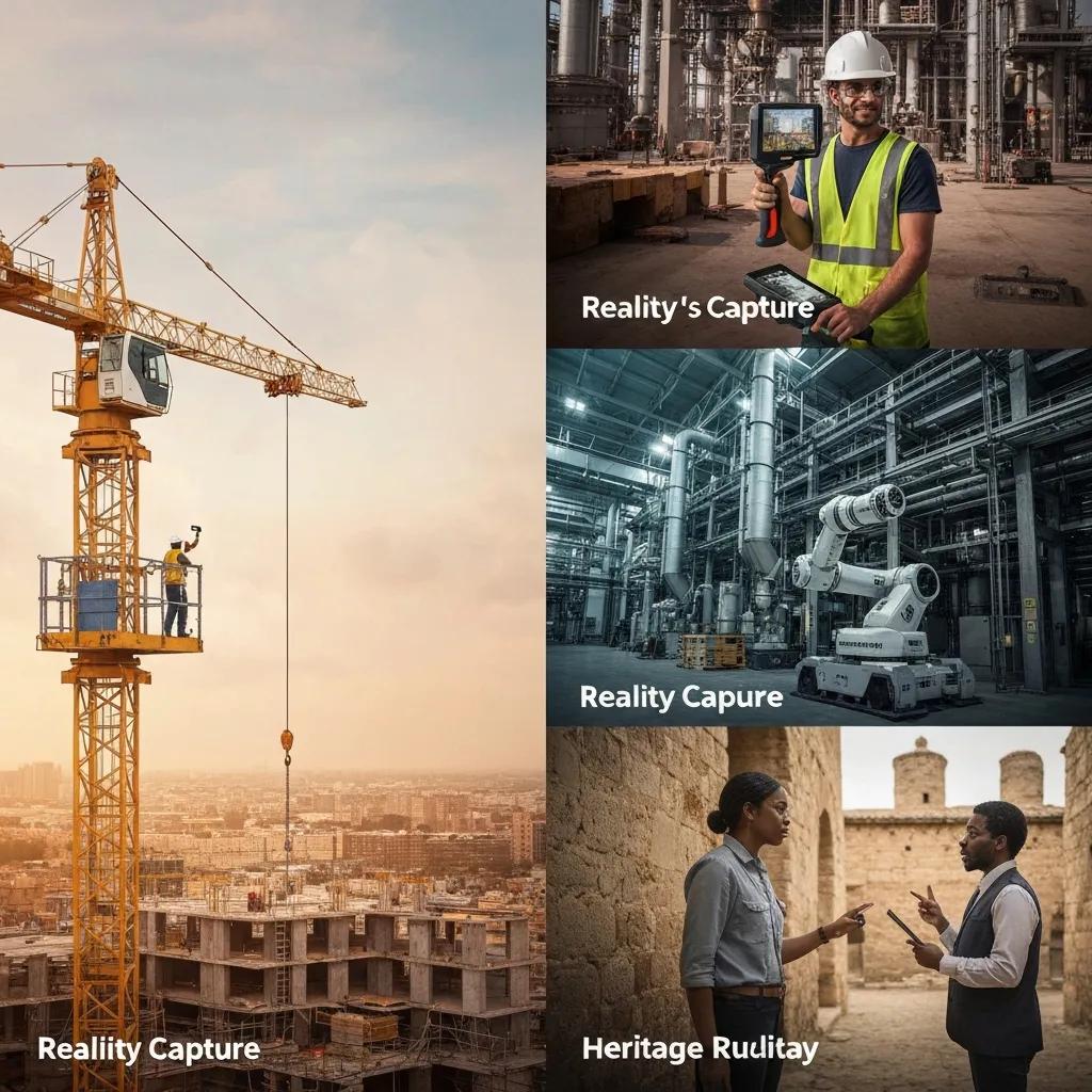 Applications of reality capture in construction, industrial, and heritage preservation settings